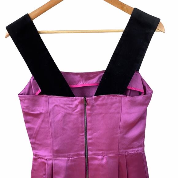 D&G Dolce & Gabbana Satin & Velvet Dress (IT 40 / US 4) - Picture 14 of 15